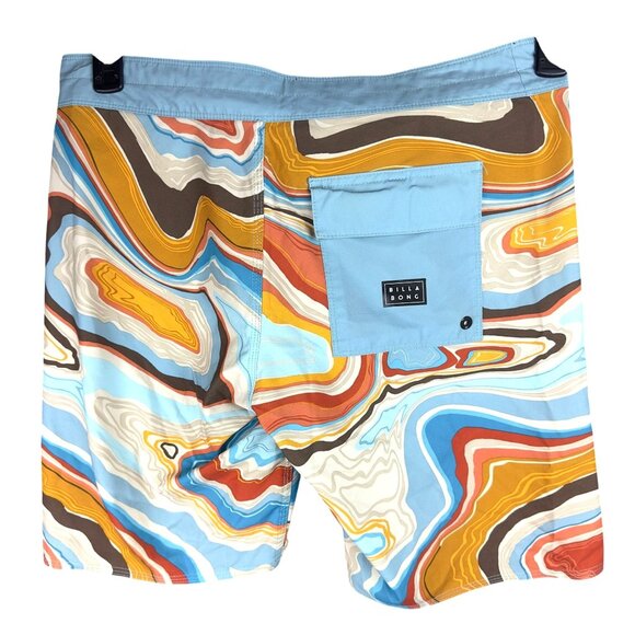 Billabong Airlite Sundays  Swim Trunks Mens 31 Multicolor Polyester & Elastane - Picture 2 of 9